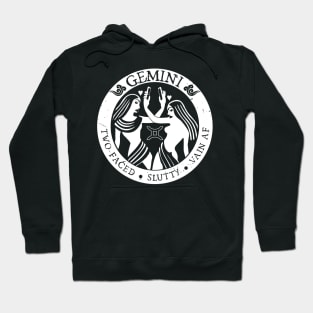 Savage Gemini Zodiac Antisocial Astrology Hoodie